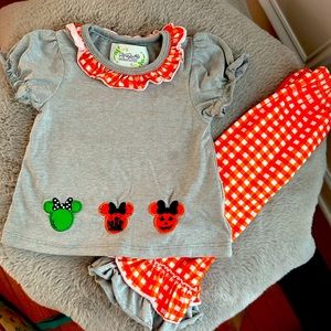 Cute Halloween Mickey Boutique Outfit